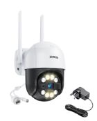 RRP £29.67 ZOSI 2K WiFi Security Camera Outdoor