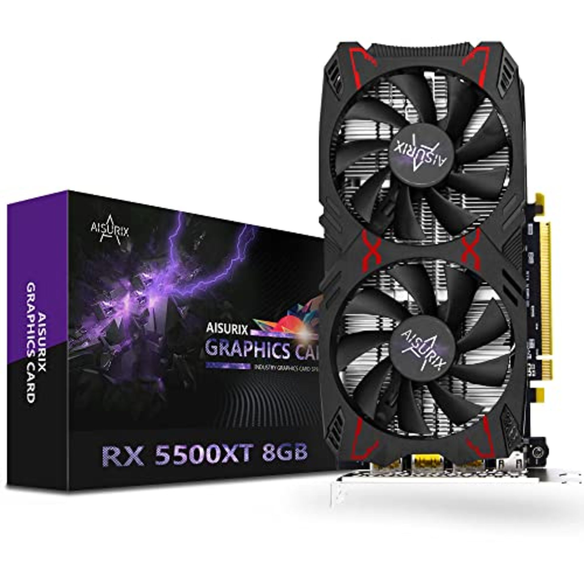 RRP £170.58 Tactical Element AISURIX Radeon RX 5500xt 8gb GDDR6 Graphic Card