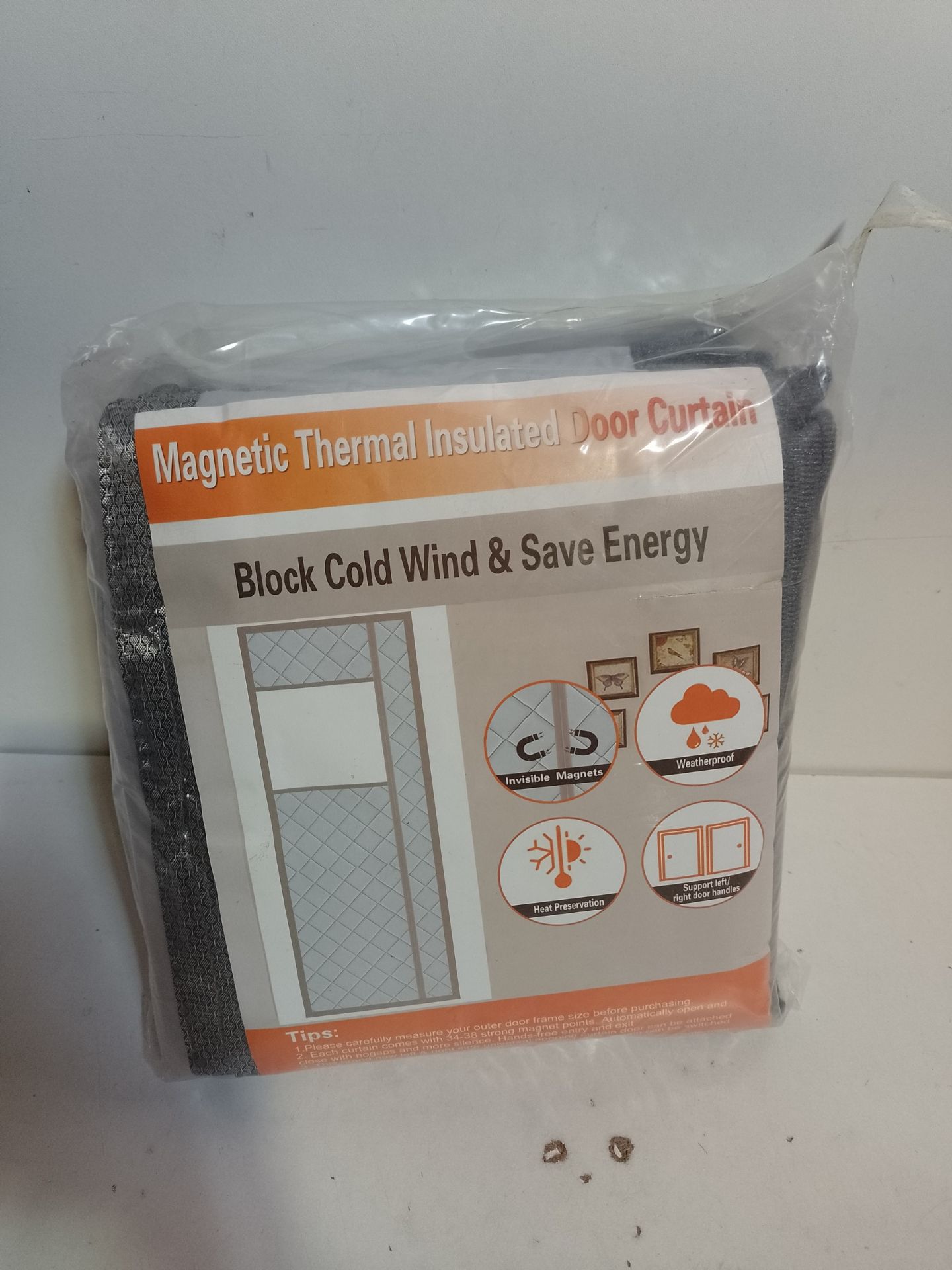 RRP £21.33 BRAND NEW STOCK Vintoney Magnetic Thermal Door Curtain 90x210CM - Image 2 of 2