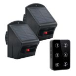 RRP £45.65 DAYTECH Wireless Solar Driveway Alarm Outdoor Motion Sensor