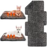 RRP £18.25 BRAND NEW STOCK Photect 6 Pack Self Warming Cat Bed Mats Washable Dog