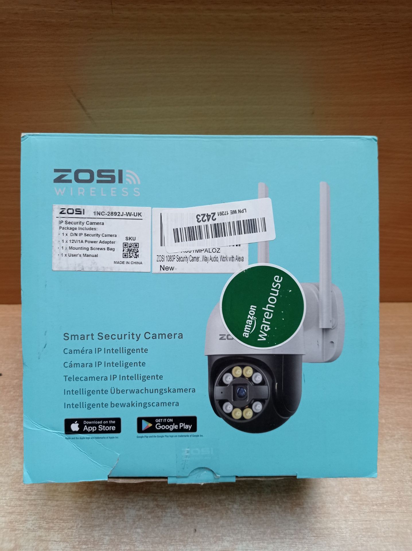RRP £22.82 ZOSI C289 1080P WiFi Security Camera Outdoor - Image 2 of 2