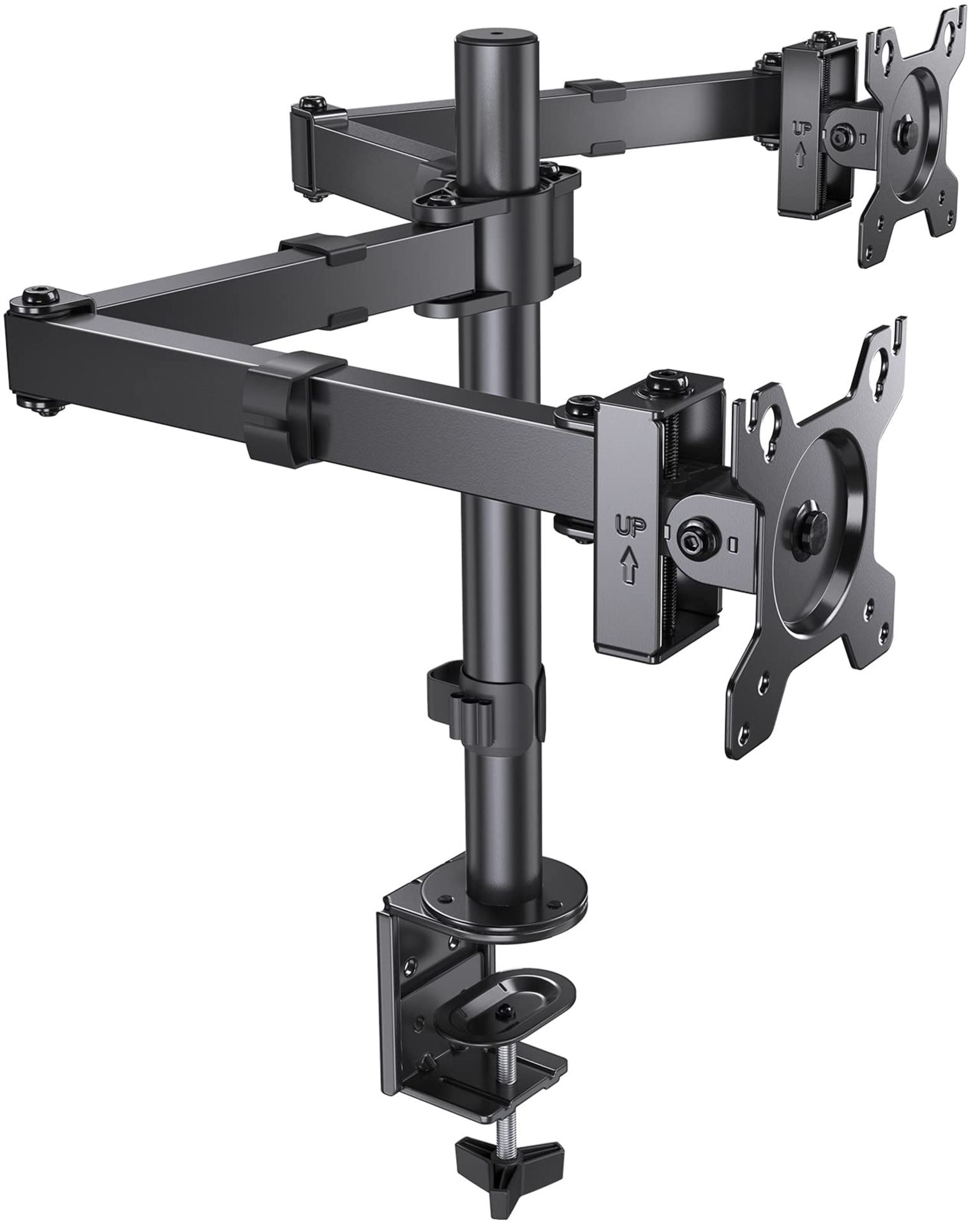 RRP £39.18 Relaxact Dual Monitor Arm for 17-32 inch LCD LED PC Screens