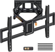 RRP £31.25 Perlegear TV Wall Bracket Swivels Tilts Extends