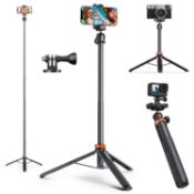 RRP £29.67 K&F Concept 62'' Phone Tripod & Selfie Stick