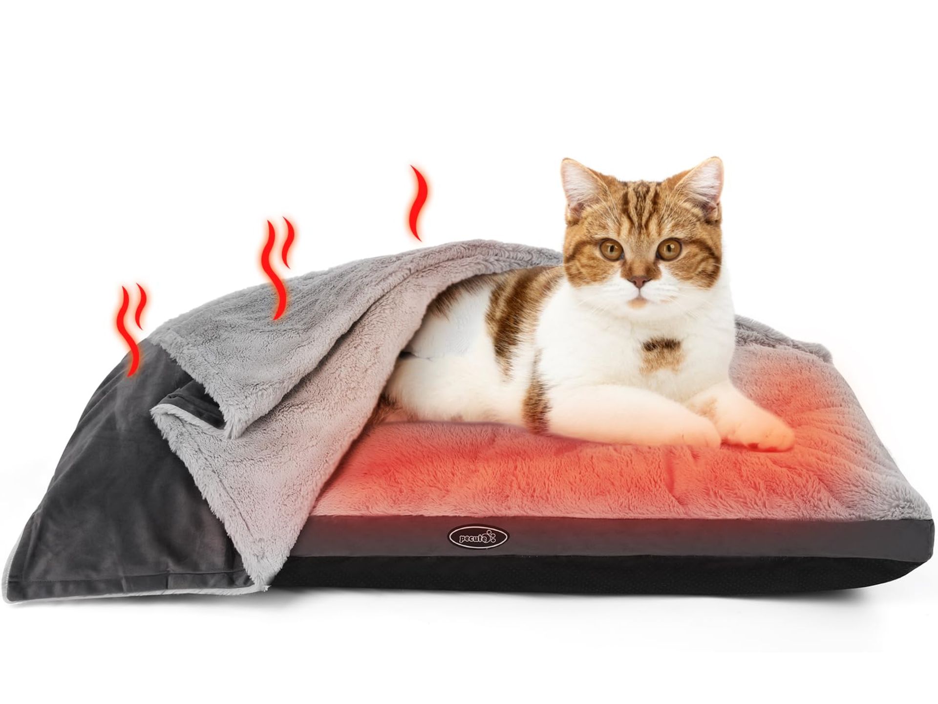 RRP £22.82 pecute Self-Heating Cat Pad with Blanket