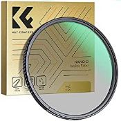 RRP £33.10 K&F Concept 77mm CPL Filter Circular Polarizing Lens Filters (Nano-D Series)