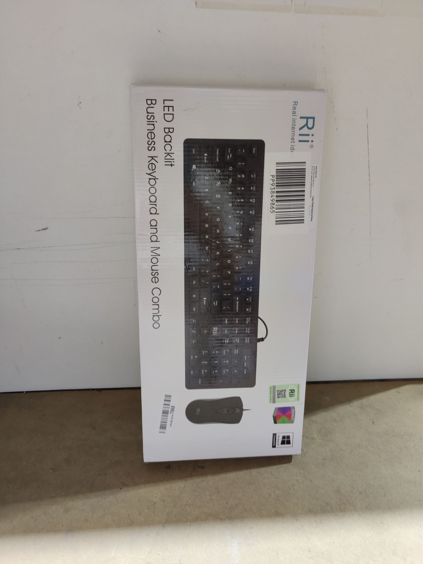 RRP £23.96 Rii Wired keyboard and mouse - Image 2 of 2