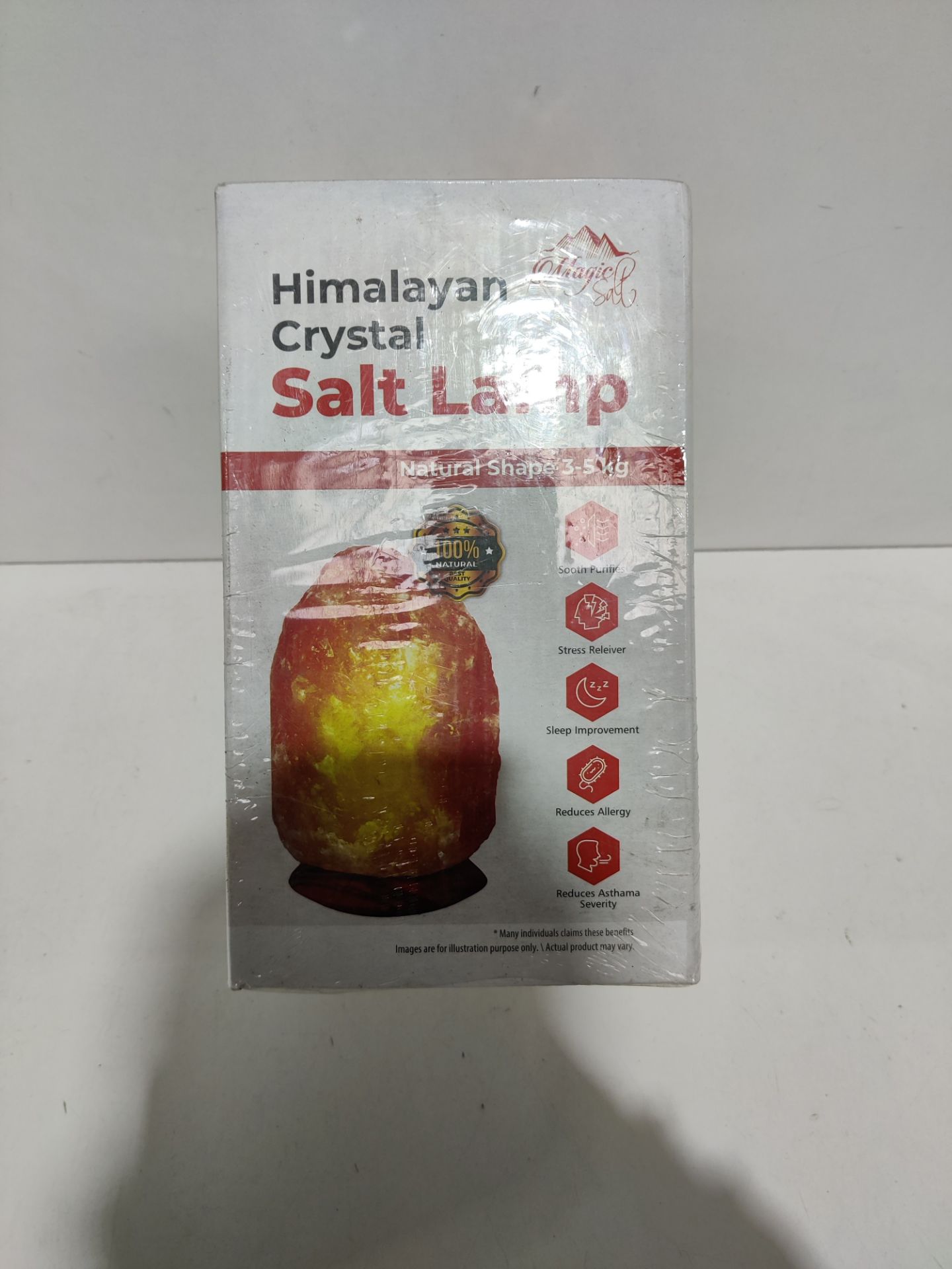 RRP £21.67 Magic Salt 3-5 KG Salt Lamp - Image 2 of 2