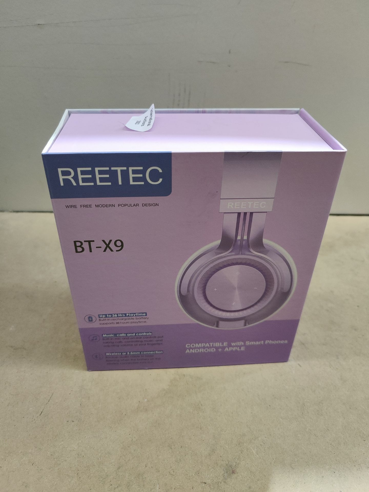 RRP £22.82 REETEC Wireless Headphones Over Ear - Image 2 of 2