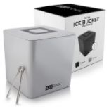 RRP £28.52 Barcool Ice Bucket with Lid and Ice Tongs | BPA Free
