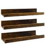 RRP £23.96 Giftgarden Floating Shelves for Wall Set of 3