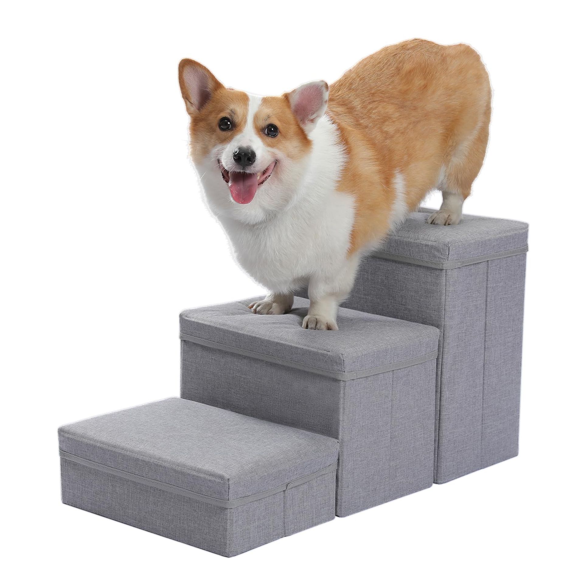 RRP £34.69 PETEPELA Dog Steps for Bed