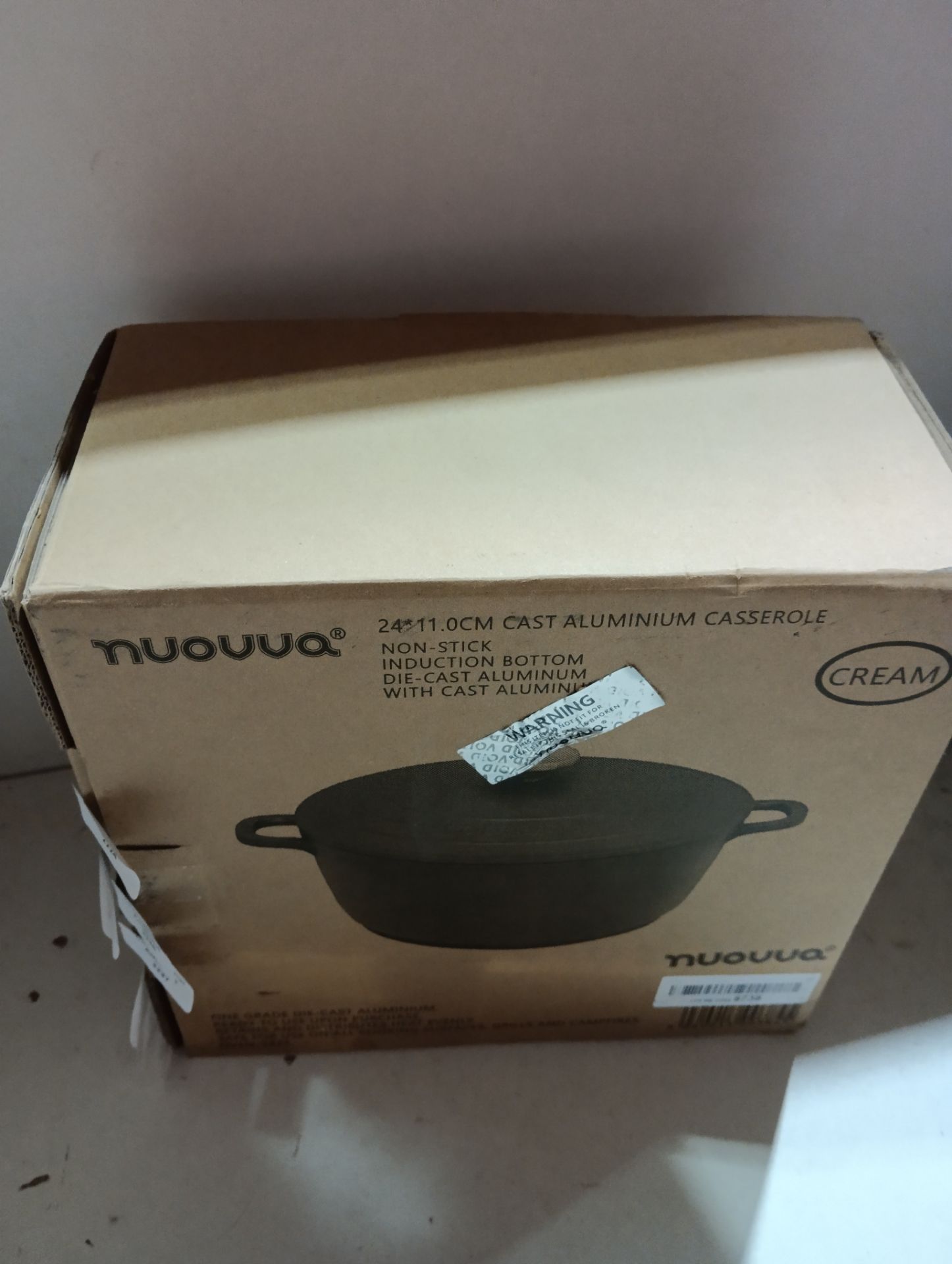 RRP £38.80 Casserole Dishes with Lid Oven Proof Non Stick - Image 2 of 2