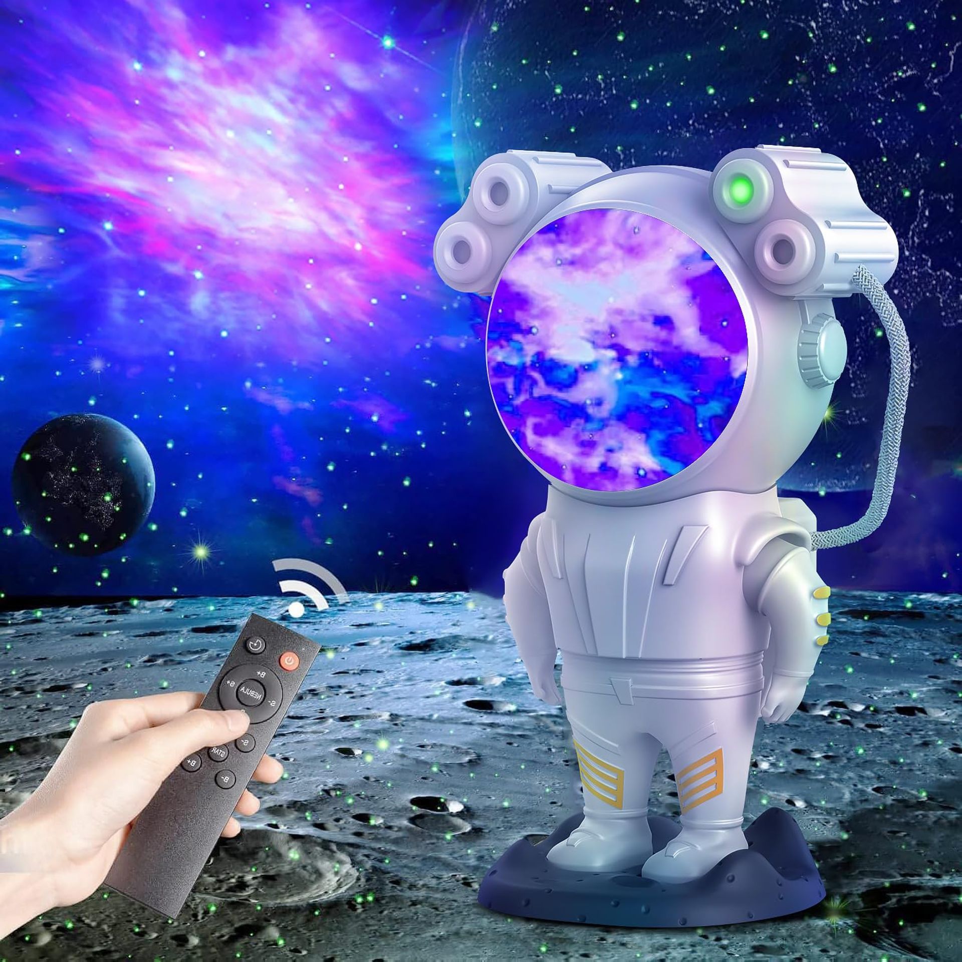 RRP £20.37 Dienmern Astronaut Galaxy Star Projector Starry