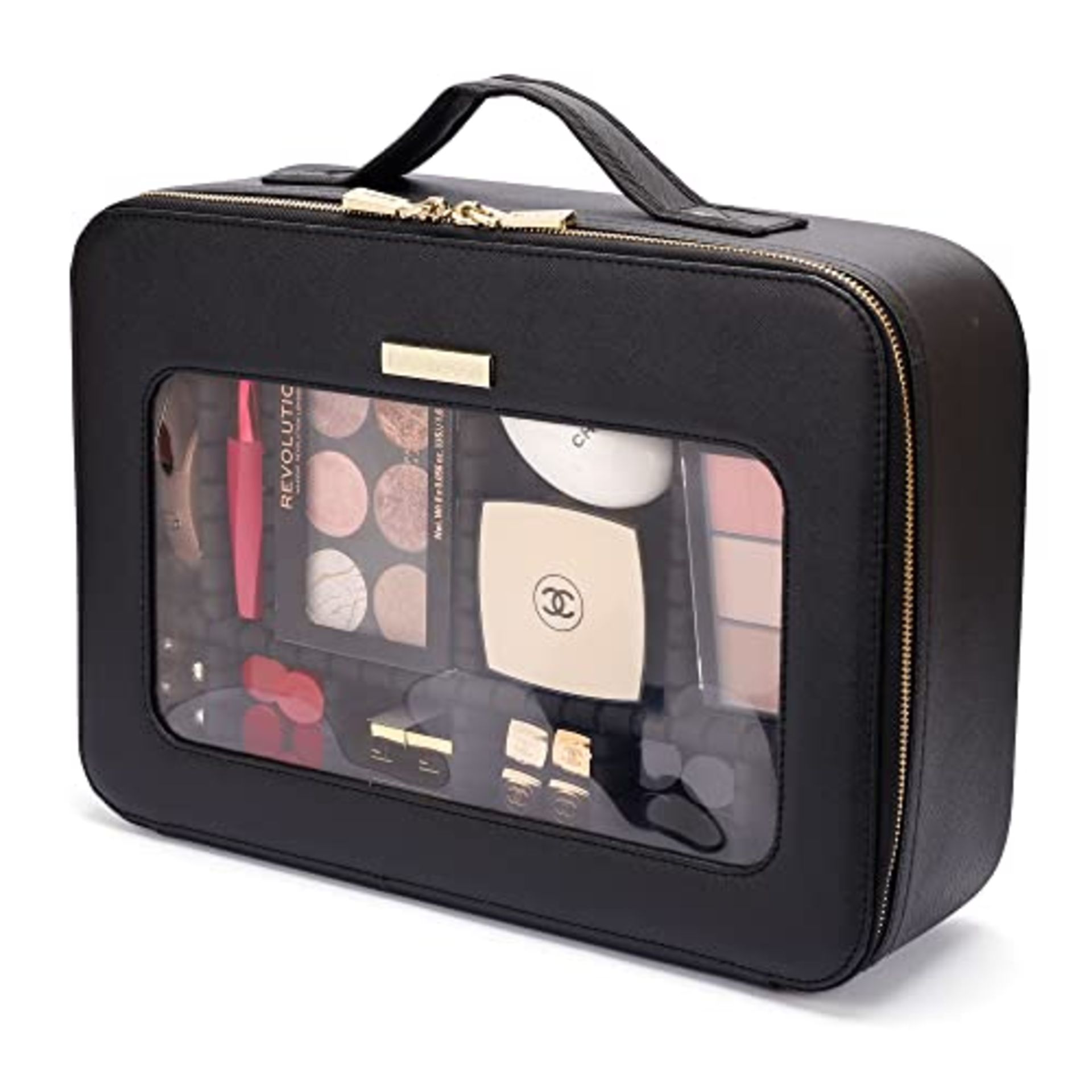 RRP £36.52 ROWNYEON Makeup Bag Organiser 14.1" Clear Vision Travel