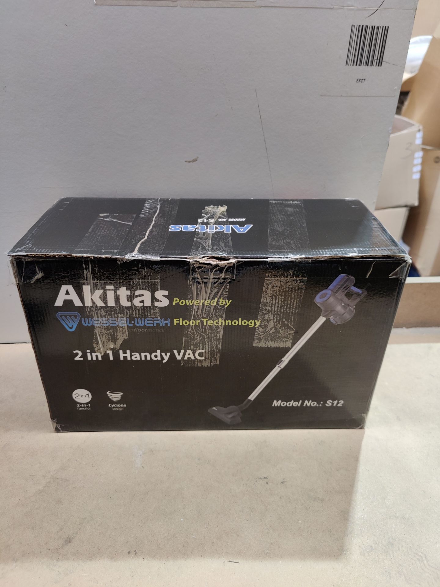 RRP £34.21 Akitas S12 Corded Vacuum Cleaner Handheld Stick Corded - Image 2 of 2
