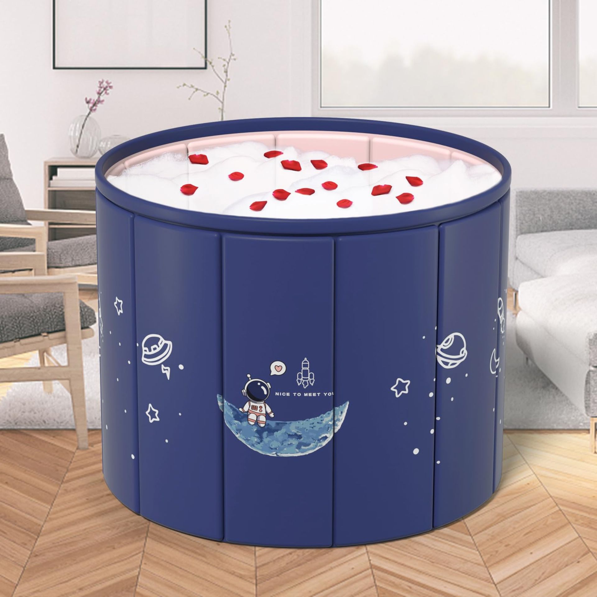 RRP £41.09 KELIXU Portable Bathtub Foldable Bathing Tub for Adult