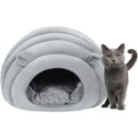 RRP £22.81 Cat Cave Bed Cat Igloo Soft Washable Cat Beds Cat Sleeping