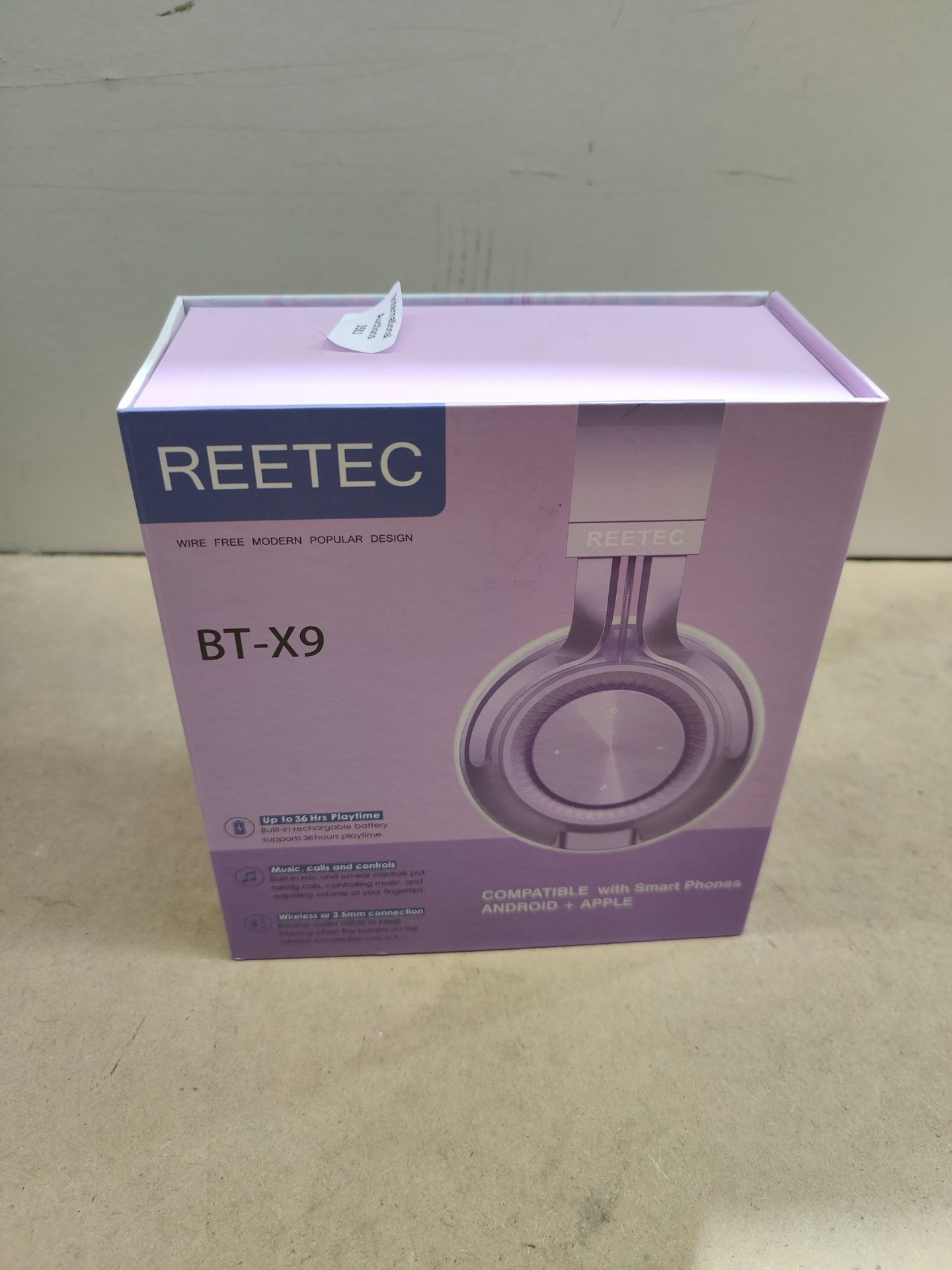 RRP £22.82 REETEC Wireless Headphones Over Ear - Image 2 of 2