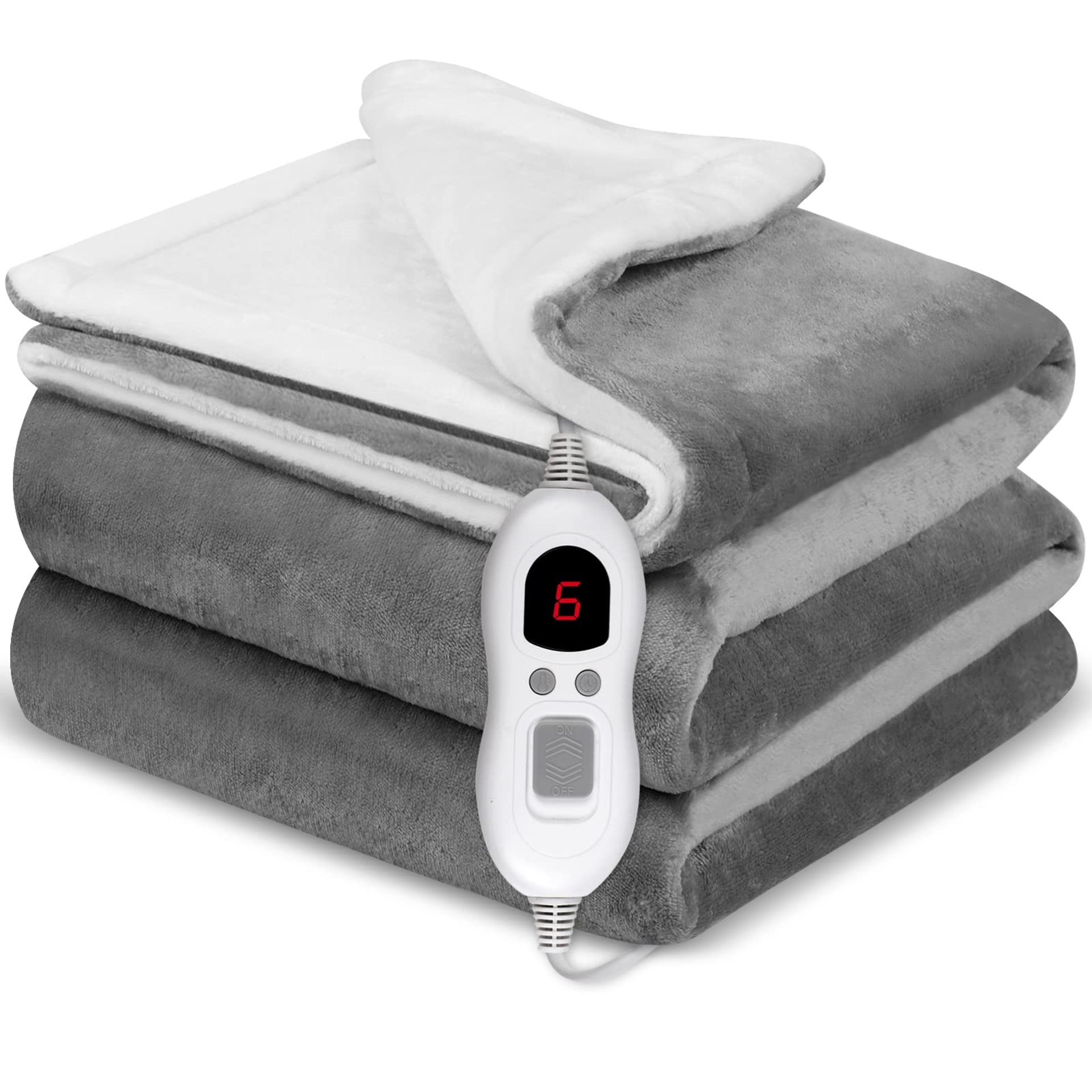 RRP £49.07 LYMYBETY Heated Throw Electric Blanket