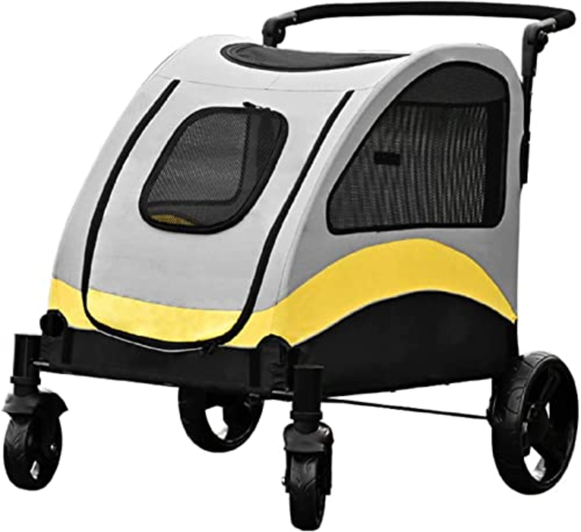 RRP £155.25 4 Wheels Pet Stroller Breathable Large Dog Pushchair