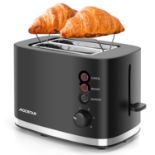 RRP £34.24 Aigostar Toaster 2 Slice 1.5" Wide Slot