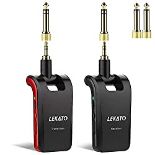 RRP £52.48 LEKATO 2.4Ghz Stereo Wireless Guitar System with 1/4