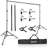 RRP £45.65 EMART Photography Backdrop Stand