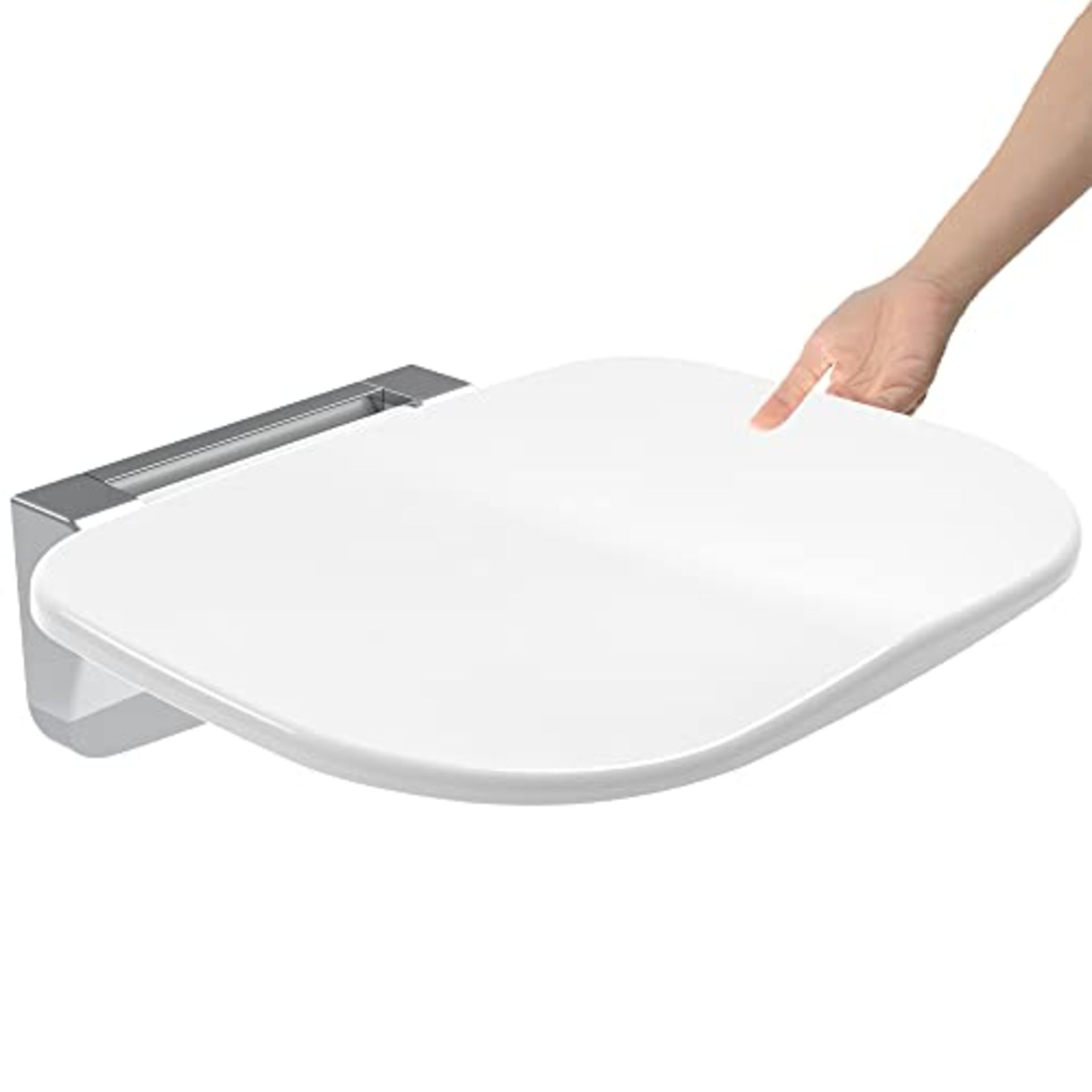 RRP £123.00 Folding Shower Seat for Bath Wall Mounted