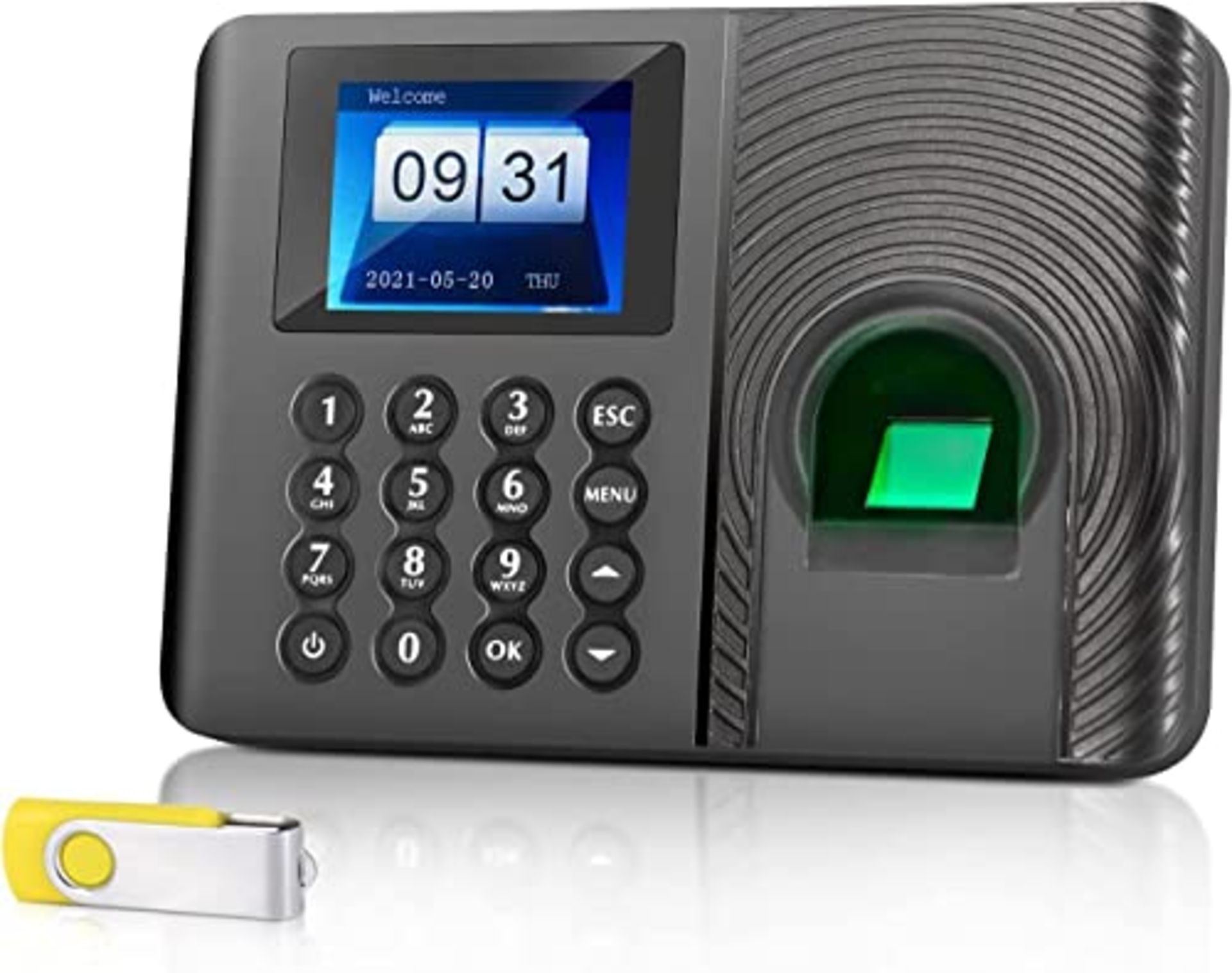 RRP £62.52 Elebinke Clocking in Machine Fingerprint Password Attendance