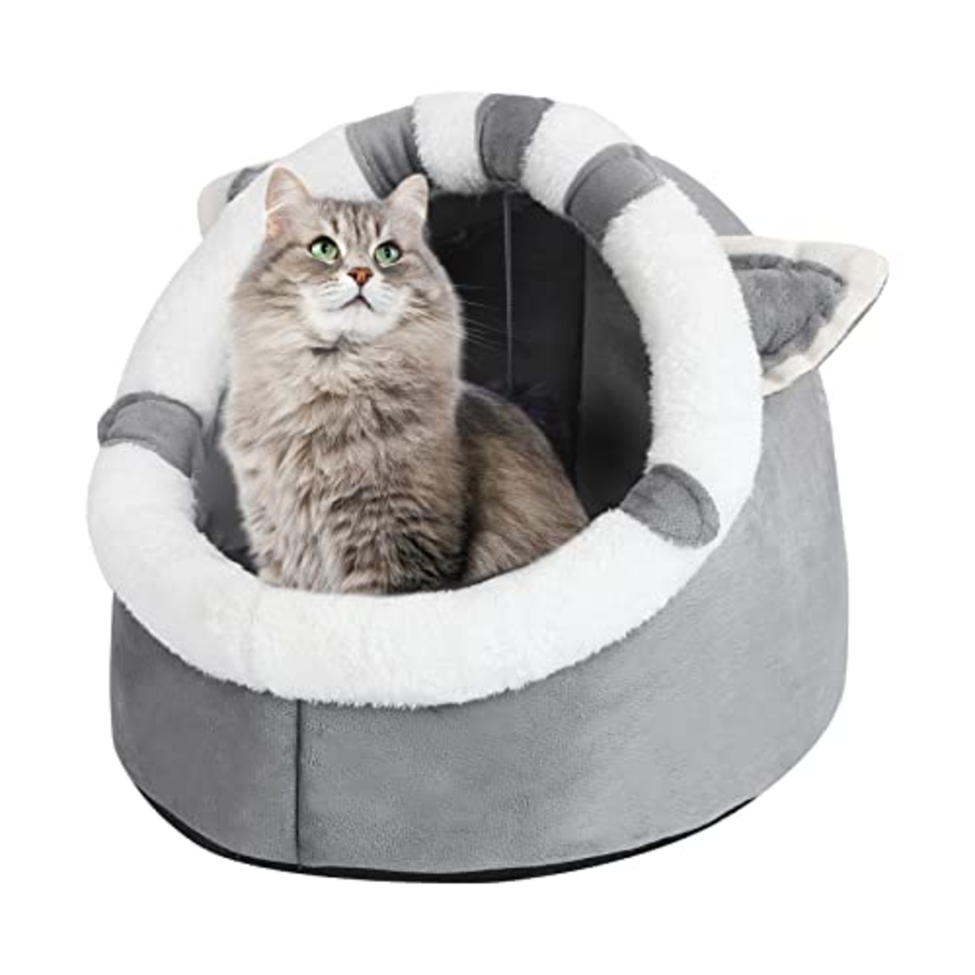 RRP £15.97 Cat Bed Pet Cave Bed Soft Cat House Cosy Tent Cat Nest