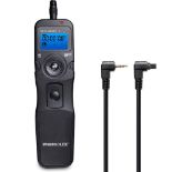 RRP £26.25 Wireless Shutter Release Remote Control with 2 Connect Cables