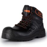 RRP £41.09 Black Hammer Mens Composite Lightweight Safety Boots
