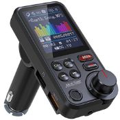 RRP £29.67 Nulaxy Car Bluetooth Transmitter