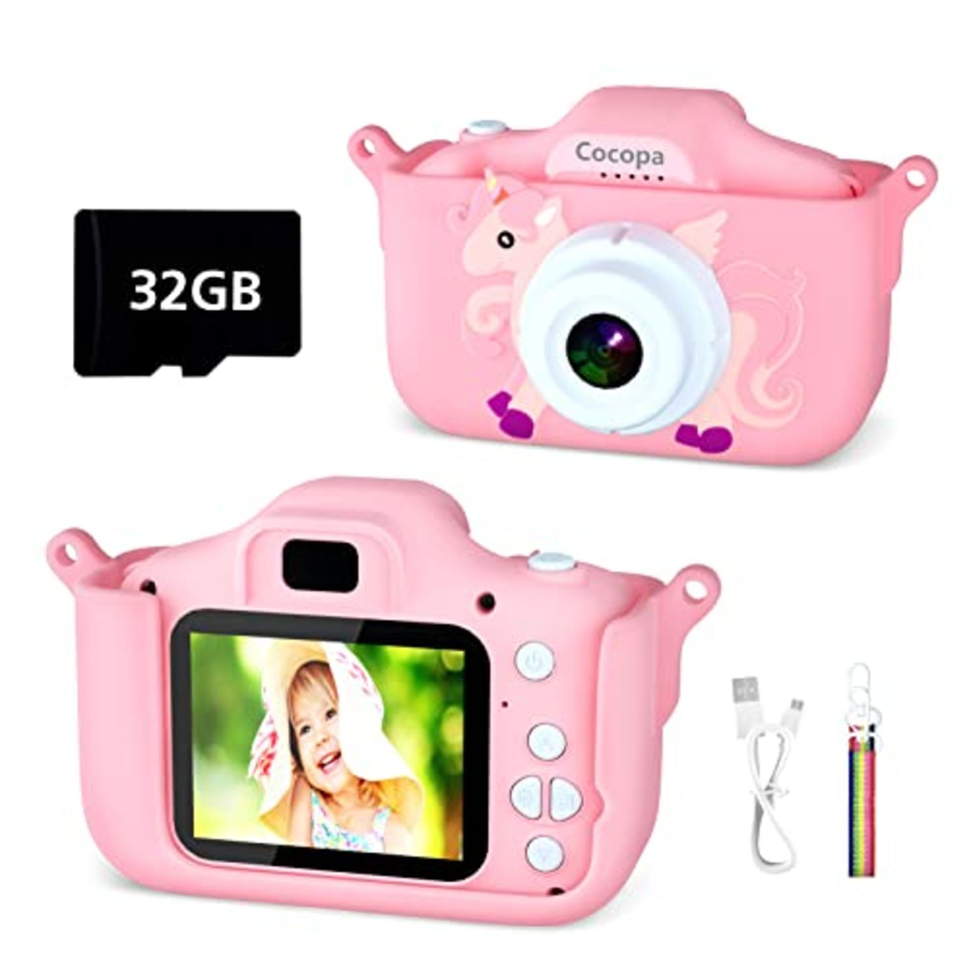 RRP £24.07 Cocopa Kids Camera Digital Camera for 3-12 Years Old Girls