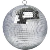RRP £32.07 12" Disco Ball Mirror Ball Disco Party Decoration Stage