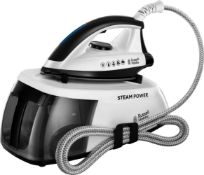 RRP £67.38 Russell Hobbs 24420-56 Centrale vapeur 1,3 L Semelle en acier inoxydable Blanc