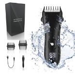 RRP £29.67 Body Hair Trimmer for Men Electric Pubic Groin Hair