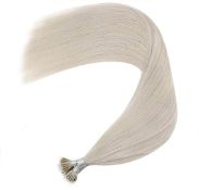 RRP £21.67 Nano Ring Hair Extensions Silver Grey Colour All Lengths 16