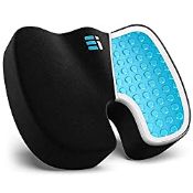 RRP £37.62 ERGONOMIC INNOVATIONS Gel Enhanced Memory Foam Seat Cushion for Office Chair