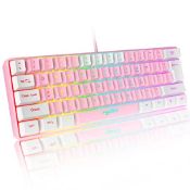 RRP £23.96 60% Wired RGB Gaming Keyboard
