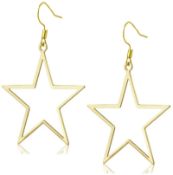 RRP £11.41 Dangle Earrings for Women Fashion Star Earrings Trendy