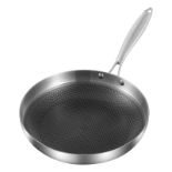 RRP £45.65 DERUI CREATION Stainless Steel Frying Pan 28cm Non-Stick