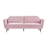 RRP £271.94 Bravich 'Victoria' 3 Triple Seater Velvet Fabric Sofa