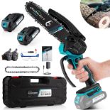 RRP £47.24 Mini Chainsaw Cordless 6 inch