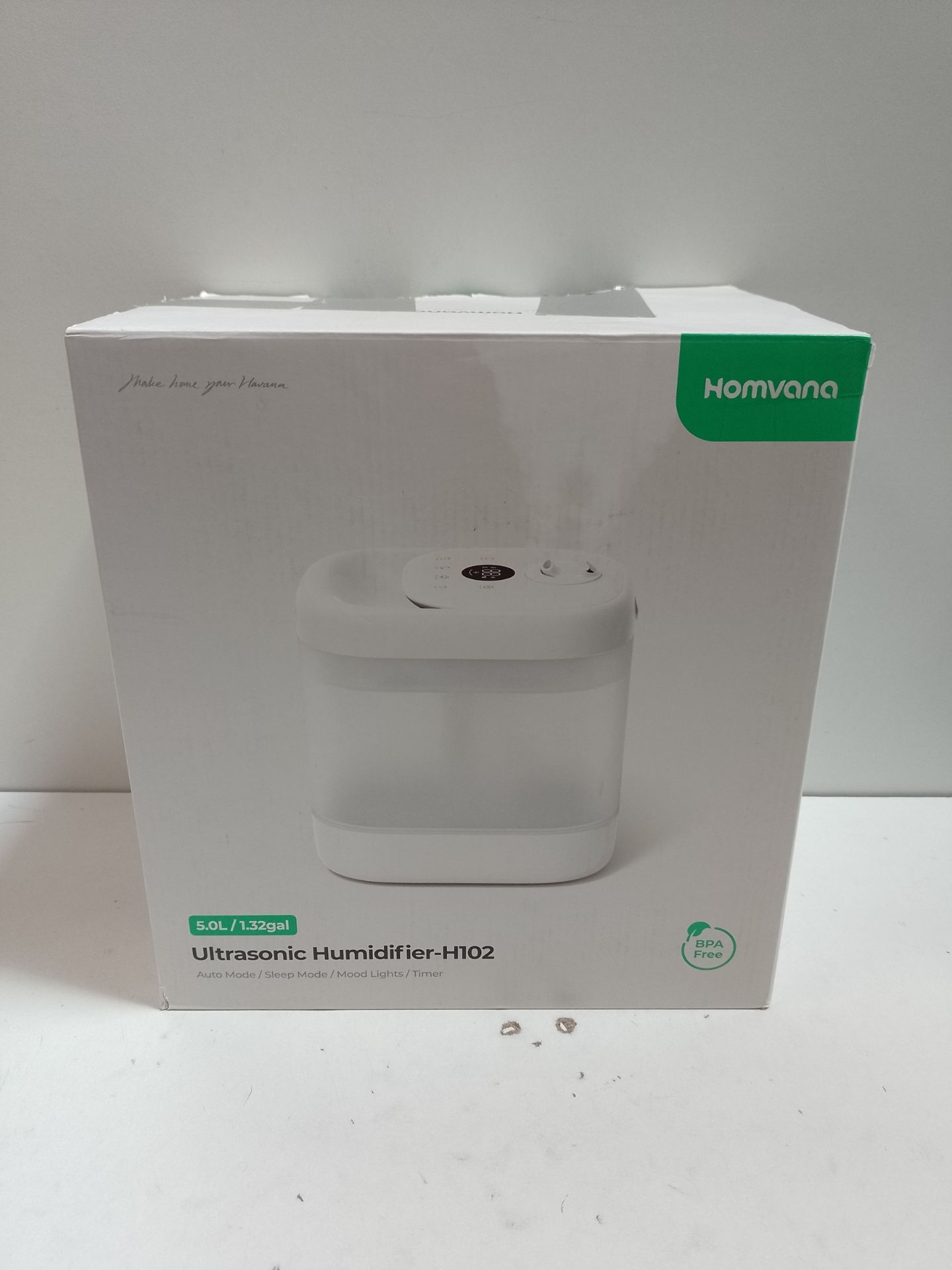 RRP £48.96 Homvana 5L Cool Mist Humidifiers - Image 2 of 2