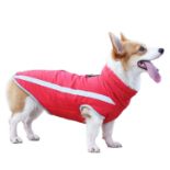 RRP £22.85 Windproof Dog Coat Pet Winter Warm Jacket