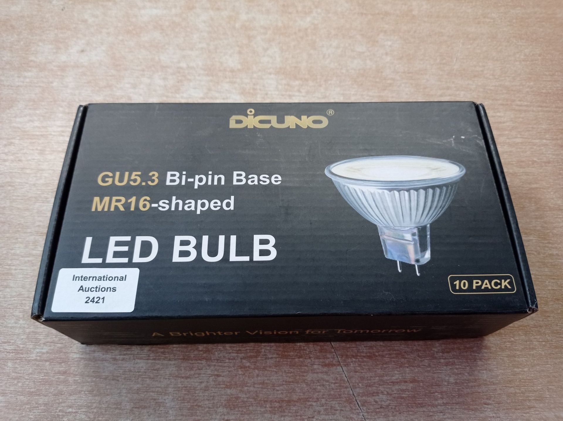 RRP £38.80 DiCUNO MR16 LED Bulbs Dimmable GU5.3 Spotlight Bulb - Image 2 of 2