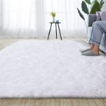 RRP £48.39 Blivener Luxury Shaggy Soft Area Rug Tie-Dyed Faux